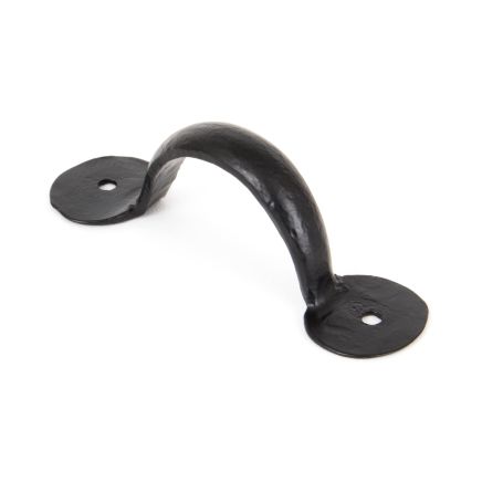 Black 4" Bean D Handle