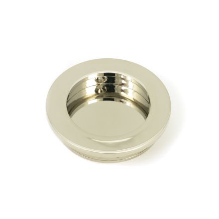 Polished Nickel 60mm Plain Round Pull