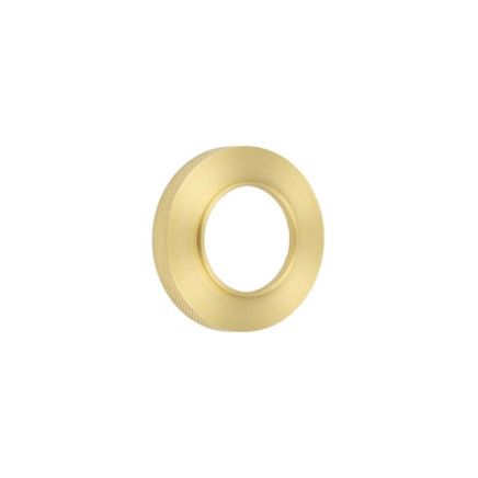 Burlington Knurled Outer Rose Satin Brass - By Frelan Hardware - BUR55SB