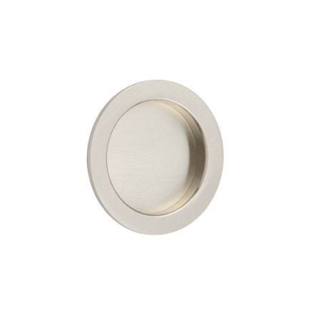 Burlington Circular Flush Pull Satin Nickel - By Frelan Hardware - BUR215SN