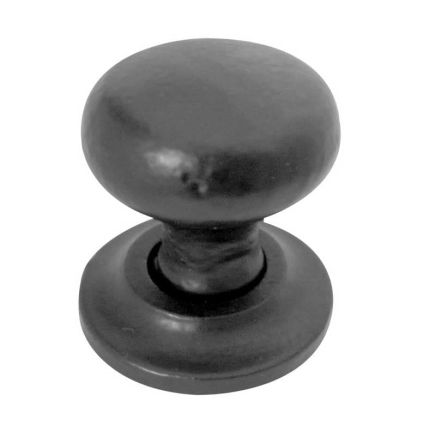 Round Cupboard Knob 25mm Black - By Frelan Hardware - JAB85