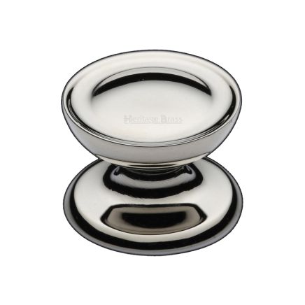 Heritage Brass Cabinet Knob Surrey Design 32mm Polished Nickel finish