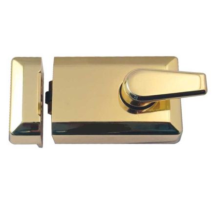 Jedo Roller Bolt Night Latches 90mm Polished Brass - By Frelan Hardware - JL5011PB