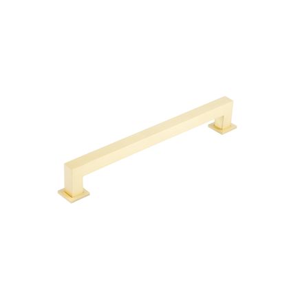 Burlington Trafalgar Square Cabinet Handles 224mm Satin Brass - By Frelan Hardware - BUR212SB