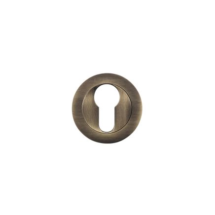Zoo Hardware Euro profile escutcheon - Florentine Bronze