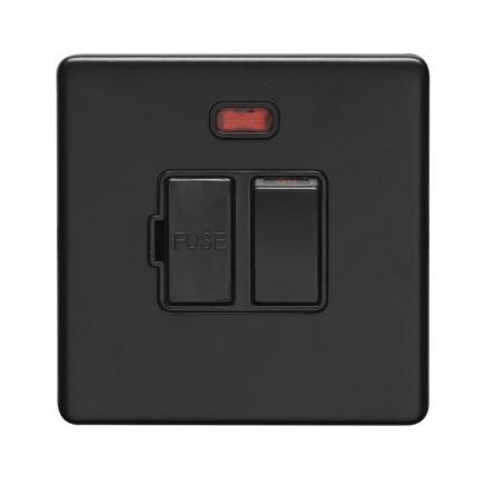 Eurolite Concealed 3mm Switched Fuse Spur Matt Black