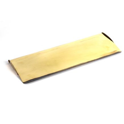 Aged Brass Large Letter Plate Cover