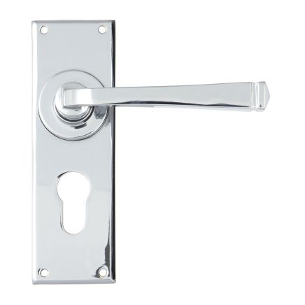 Polished Chrome Avon Lever Euro Set