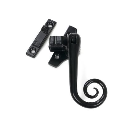 Black Night-Vent Locking Monkeytail Fastener (Steel Window)