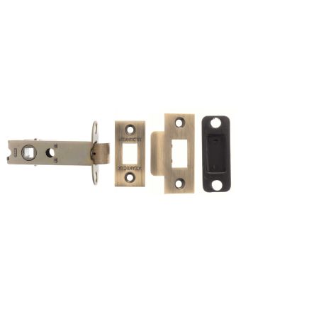 Atlantic Heavy Duty Bolt Through Tubular Latch 3" - Matt Antique Brass