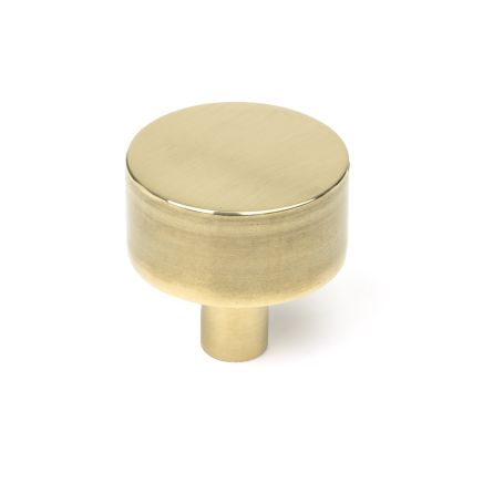 Aged Brass Kelso Cabinet Knob - 32mm (No rose)
