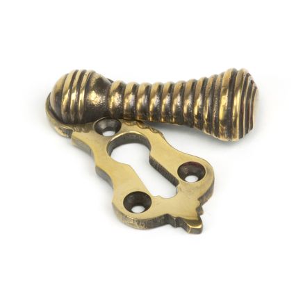 Aged Brass Beehive Escutcheon