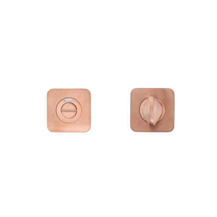 Zoo Hardware Turn & Indicator Release - Square Rose - PVD Bronze