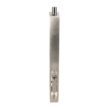Lever Action Flush Bolt 204mm - Satin Nickel