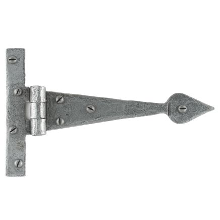 Pewter 6" Arrow Head T Hinge (pair)
