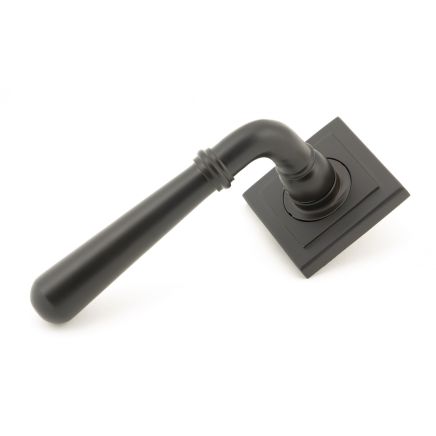 Aged Bronze Newbury Lever on Rose Set (Square) - Unsprung