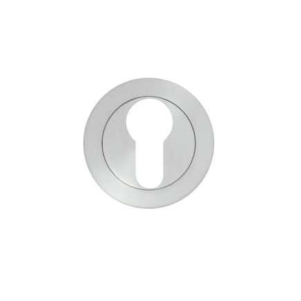 Zoo Hardware Escutcheon euro profile - Satin Chrome