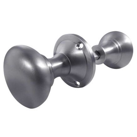 Contract Rim Door Knob Satin Chrome - By Frelan Hardware - JV177SC