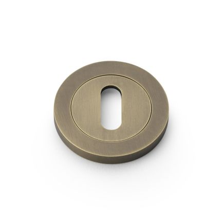 Alexander & Wilks - Concealed Fix Escutcheon Standard Profile - Italian Brass
