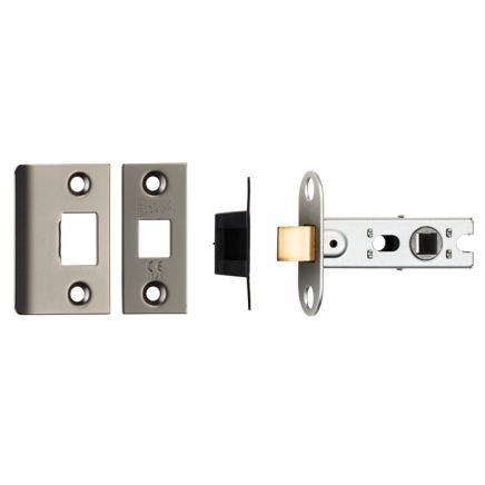 64mm Ce B/T Tubular Mortice Latch Square   - Matt Bronze