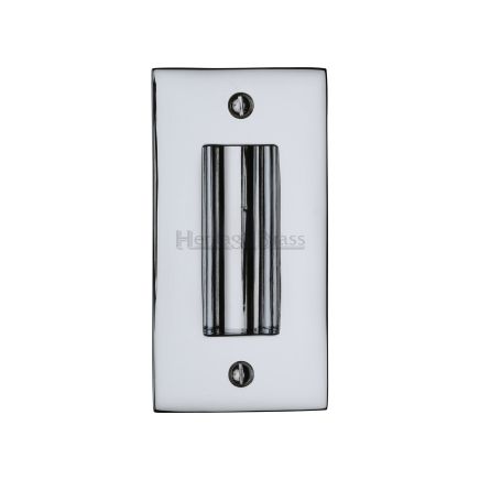 Flush Pull Handle 4" Polished Chrome finish