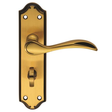 Madrid Lever On Wc Backplate - Florentine Bronze