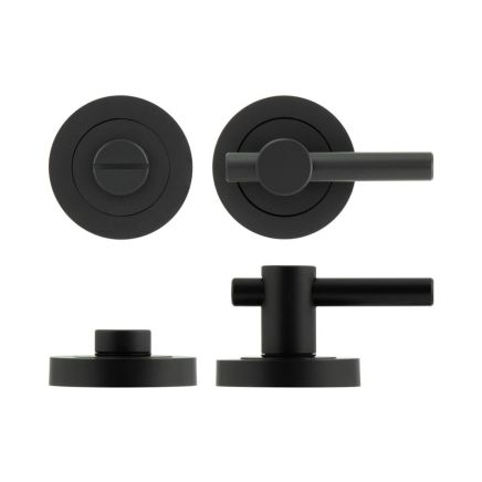 Jedo Black Easy Thumb Turn & Lock - By Frelan Hardware - JV856MB