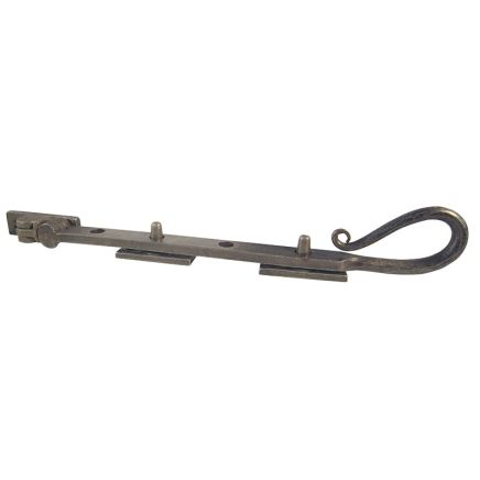 Casement Stay Hand Forged 200mm Pewter - By Frelan Hardware - HF20