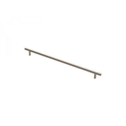 Steel T-Bar Handle 384mm - Satin Nickel