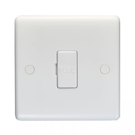 Eurolite Enhance White Plastic Unswitched Fuse Spur White