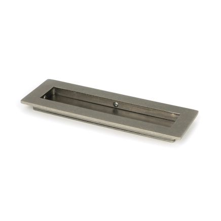 Pewter 175mm Plain Rectangular Pull
