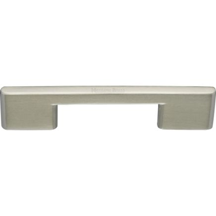 Heritage Brass Cabinet Pull Victorian Design 96mm CTC Satin Nickel finish
