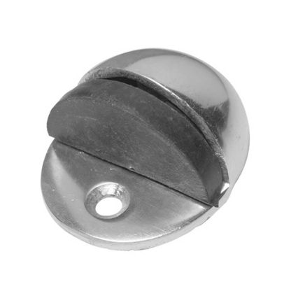 Aluminium Floor Mounted Doorstops 50x40mm Satin Anodised Aluminium - By Frelan Hardware - J1185