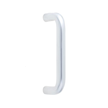 Aluminium 19mm D Shape Pull Handle Bolt Through Fixing SAA Finish 305x19mm Satin Anodised Aluminium - By Frelan Hardware - J1051