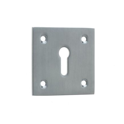 Jedo Square Open Escutcheon 50x50mm Satin Chrome - By Frelan Hardware - JV153SC