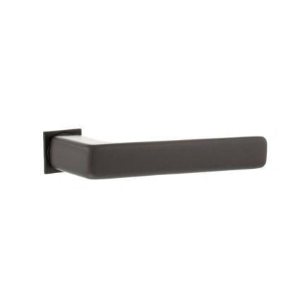 Tupai Rapido 5S Line Portel Lever Door Handle on Concealed Square Rose - Titanium (Pair)