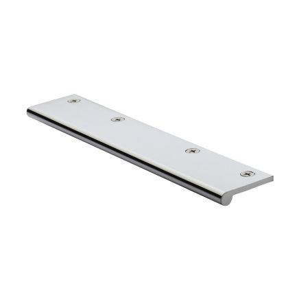 Heritage Brass EP Edge Pull Cabinet Handle 200mm Polished Chrome finish