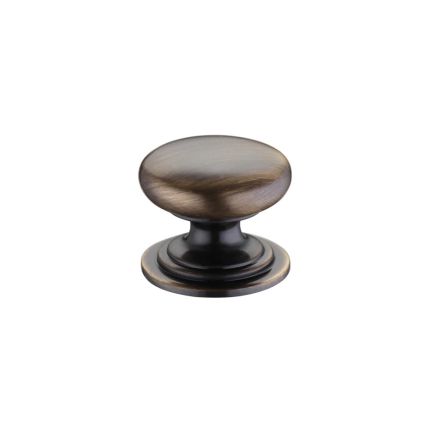 Zoo Hardware Victorian Cupboard Knob 25mm dia. - Bronze