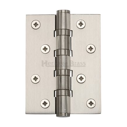 Heritage Brass Hinge Brass with Ball Bearing 4" x 3" Satin Nickel finish