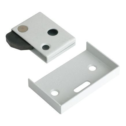 Zoo Hardware Cylinder Latch Pull - Standard Profile - 88mm x 43mm - Powder Coat White