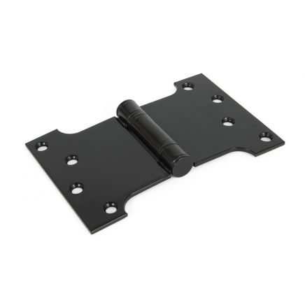Black 4" x 4" x 6" Parliament Hinge (pair) ss