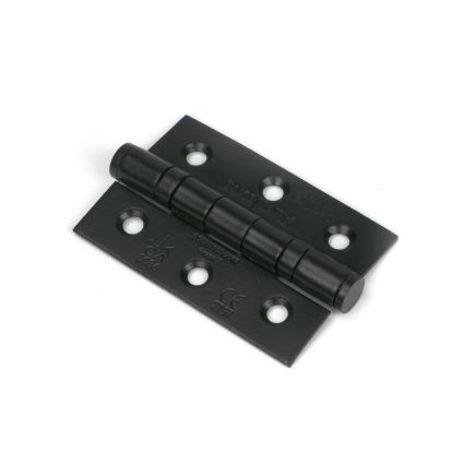 Black 3" Ball Bearing Butt Hinge (Pair) ss