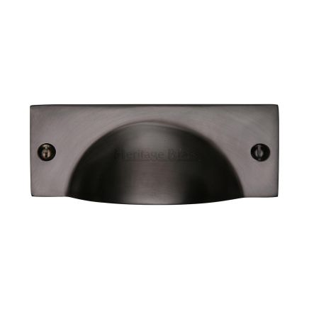 Heritage Brass Drawer Pull Cheshire Design Matt Bronze finish