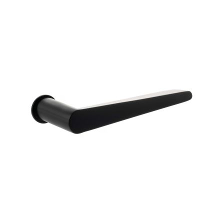 Tupai Rapido 5S Line Torrao Lever Door Handle on Concealed Round Rose - Pearl Black (Pair)
