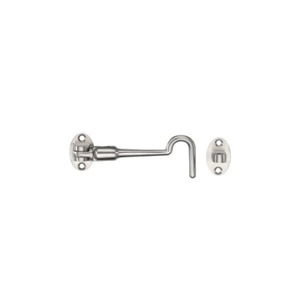 Zoo Hardware Cabin Hook - 100mm - Satin Stainless