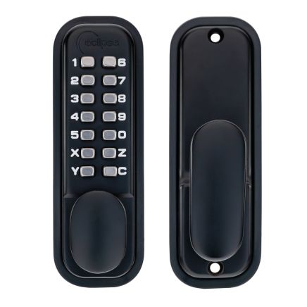 Eclipse 70256 - ED20 Easy Code Change Push Button Digital Lock - Matt Black