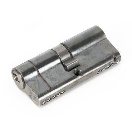 Pewter 35/35 5pin Euro Cylinder