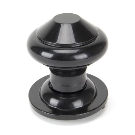 Black Regency Centre Door Knob