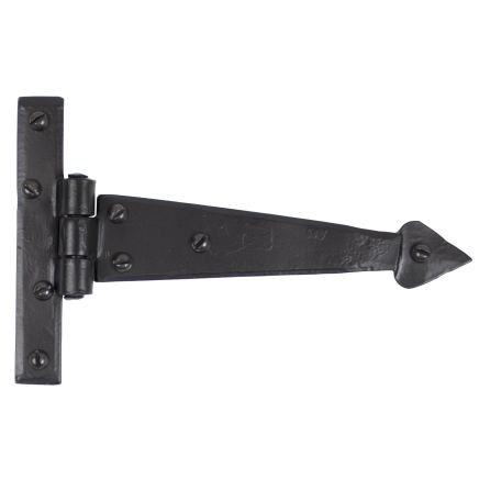 Black 6" Arrow Head T Hinge (pair)