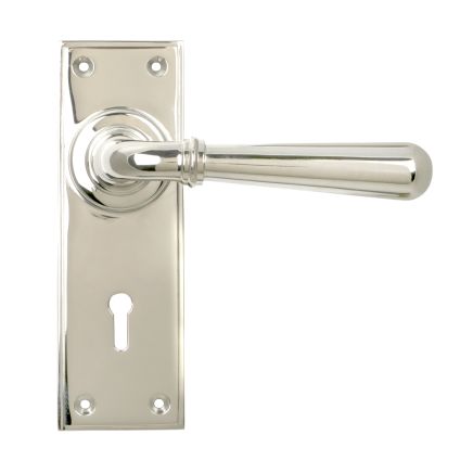 Polished Nickel Newbury Lever Lock Set